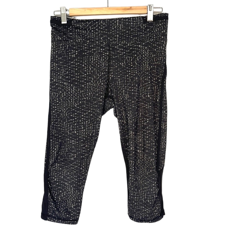 lululemon athletica Black and White Patterned Leggings